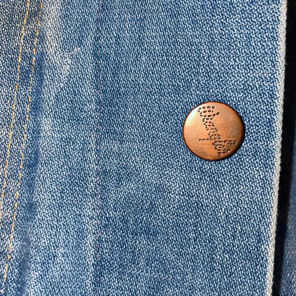 Vintage 70s Wrangler 126MJ No Fault Denim Trucker Jacket Made in USA - Picture 4 of 5